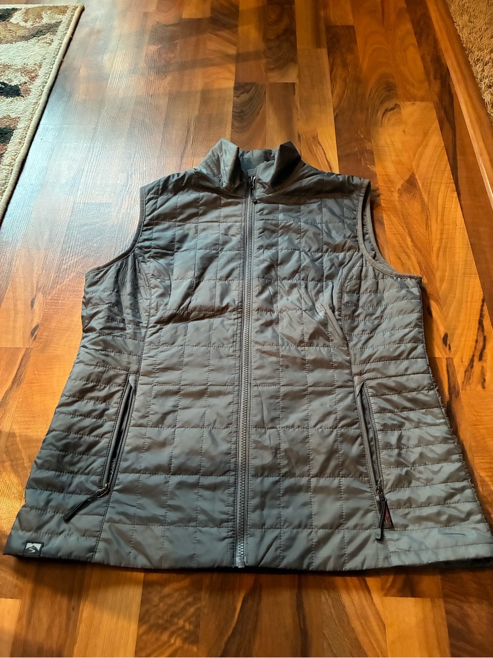 Lightweight Quilted Women's Vest - Charcoal Gray